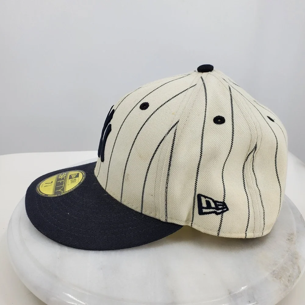 New Era 59FIFTY New York Yankees Pinstripe Fitted Hat 1996 World Series 7 1/8
